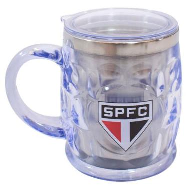 Imagem de Caneca São Paulo Futebol Clube Térmica Com Tampa - 500ml - Mileno, Can