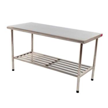 Imagem de Mesa Aço Inox 430 1,50x0,70 Multiuso - Imeca