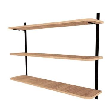 Imagem de Prateleira de Parede Nicho Wick Modelo Industrial - Loja da Isa, Preto