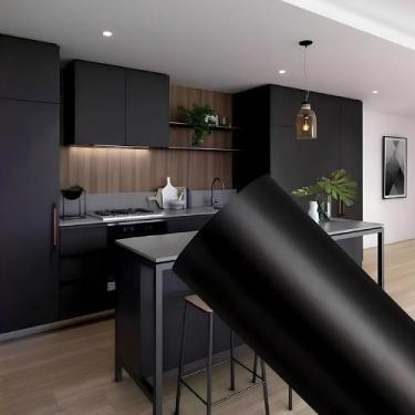 Imagem de Adesivo Envelopamento Geladeira Móveis em Geral Lavável Escolha Cor - 