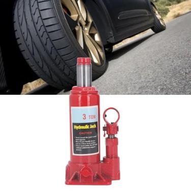 Imagem de Macaco Hidráulico Fluido Macaco de Garrafa Vertical Soldado de 3 Toneladas para Caminhão de Carro Com Alça de Bomba Carga Máxima 3T Macacos de Piso de Carro Hidráulicos Pesados