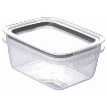 Imagem de Pote hermético Trava Mais 550ml preto Plasutil ref.13918