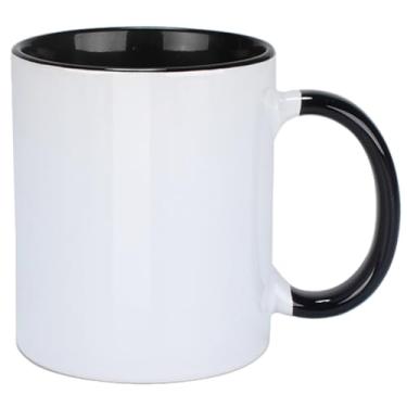 Imagem de Caneca de café em branco sublimação 325 ml caneca de cerâmica colorida copo clássico com embalagem protetora caneca de revestimento premium para impressão de máquina de prensa térmica (KN3-BLANK