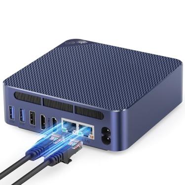 Imagem de Beelink Mini PC EQ14, Intel Twin Lake N150 (até 3,6 GHz) 16GB DDR4 500GB NVMe SSD, 2,5G Dual LAN Mini Computador Suporta WiFi6, BT5.2, USB3.2, 4K @60Hz Dual HDMI Display, Home-Server/Network Firewall