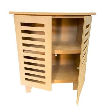 Imagem de Cômoda Ripada- Para Expor Quadros, Fotos, Flores - ANA DECORAÇÕES