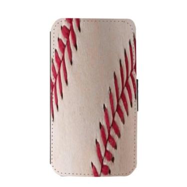 Imagem de Rikki Knight Capa carteira de beisebol com aba magnética para Samsung Galaxy S3