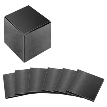 Imagem de SALUINOKI Cupons de soldagem 4 x 4 calibre 11 10 peças, kit de dados de prática de soldagem de aço suave, kit inicial de soldagem em bastão para projetos de metal DIY, placas de soldagem Mig para