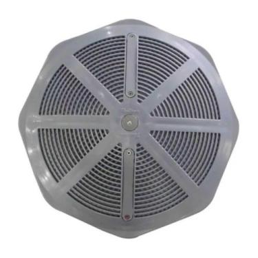 Imagem de Dispositivo Piscina Dreno Fundo Grande Alta Vão Abs Cinza - Brustec