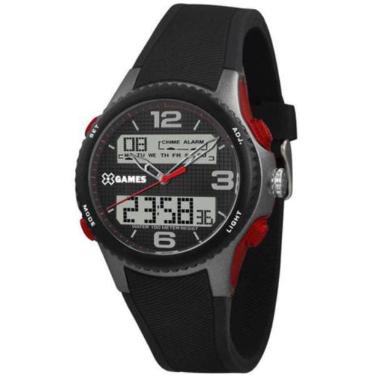 Imagem de Relógio Masculino X Games Preto E Vermelho Anadigi