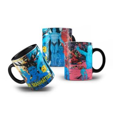 Imagem de Caneca de Porcelana Colecionável Doutor Manhattan Watchmen - VilelaGG