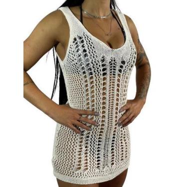 Imagem de Saída Praia Vestido Decote Moda Acabamento R02 - Fanáticos Por Cintas,