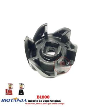 Imagem de Arraste Original do Copo para Liquidificador Britania B1000 Turbo