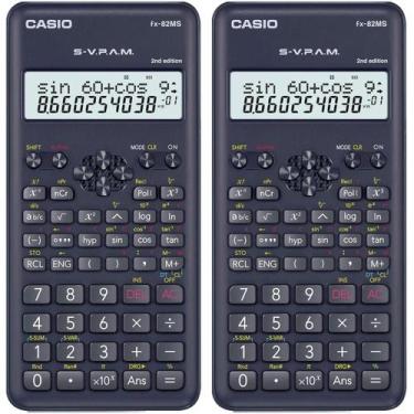 Imagem de KIT 2 Calculadora Científica Casio FX-82MS 2nd Edition 240 Funções S-V