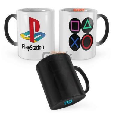 Imagem de Caneca Mágica Playstation Video Game Gamer Mod 2 - Decora Geek