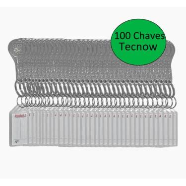Imagem de 100 Chaves para Travas  de Carrinhos De Compras Condomínio Tecnow