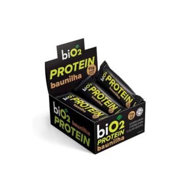 Imagem de Barra de Proteína Vegana Baunilha e Pasta de Amendoim biO2 Cx 12 un de