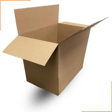 Imagem de Caixa para Mudanças e Envios de Papelão Kraft 50x30x40 Forte e Resiste