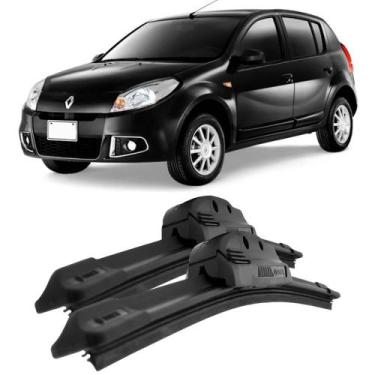 Imagem de Par Palhetas Limpador Parabrisa Sandero 2007 a 2014 Original Bosch Aer