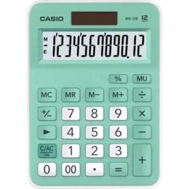 Imagem de Calculadora de Mesa Casio MX12B-LB 12 Digitos Verde