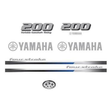 Imagem de Adesivo Faixa Motor De Popa Yamaha 200 Hp Four Stroke - SPTS