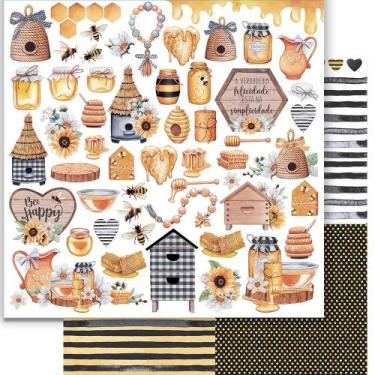 Imagem de Papel para Scrapbook Tays Rocha - Coleção Doces Momentos - SD-1264 - L