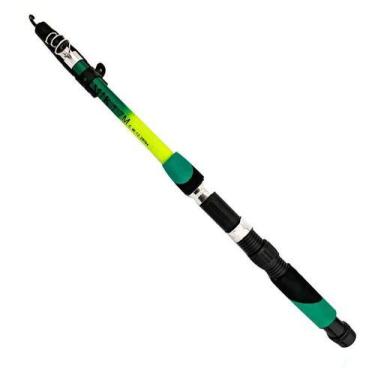 Imagem de Vara Telescopica Retratil Para Molinete 1,70 Mts - sm pesca, Verde