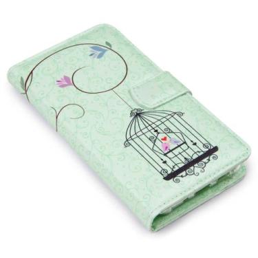 Imagem de Capa carteira estampada cute birds e168 para moto g13 xt2331 - CELLWAY