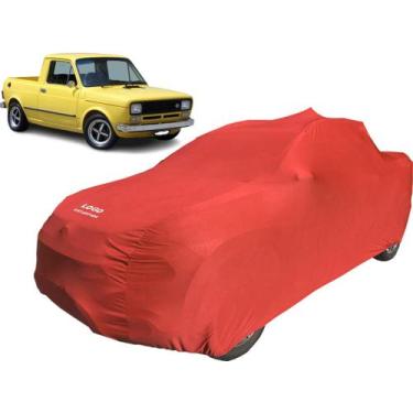 Imagem de Capa Para Cobrir Carro Antigo Fiat Pick-Up Saboneteira - Mz, Vermelha
