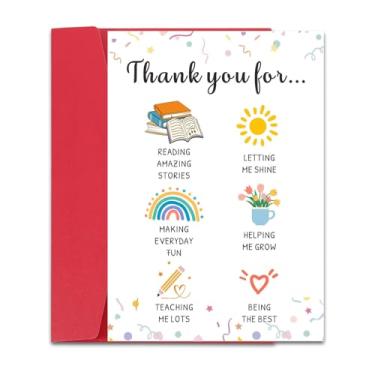 Imagem de Presentes de agradecimento do professor - Vale-presente de agradecimento, cartões de professores de estudantes, meias de Natal, cartões engraçados e fofos para mulheres e homens, cartões de