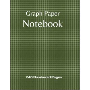Imagem de Graph Paper Notebook: Project Workbook with 240 Numbered Pages Quad Ruled 5 x 5 Graph Paper | 8.5" x 11" | PLUS 20 Lined Pages | For Ideas, Notes, Sketches