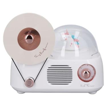 Imagem de Alto-falante Vintage Com Luz, Som Estéreo, Portátil, retrô, Com Luz Hi Fi, Alivia o Estresse para Uso Diário (Genericgyq1s29kid-12)