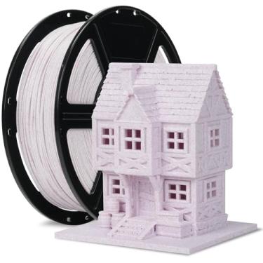 Imagem de FLASHFORGE Filamento PLA rápido 1,75 mm vermelho mármore, impressão máxima de alta velocidade de 500 mm/s, filamento de impressora 3D, carretel de 1 kg, precisão dimensional +/- 0,02 mm, desfrute de