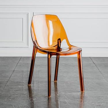 Imagem de Cadeira de jantar acrílica, cadeiras transparentes aninháveis para adultos, banqueta de acrílico transparente, cadeiras de jantar modernas para adultos, cadeira de mesa de sala de jantar, cadeira de
