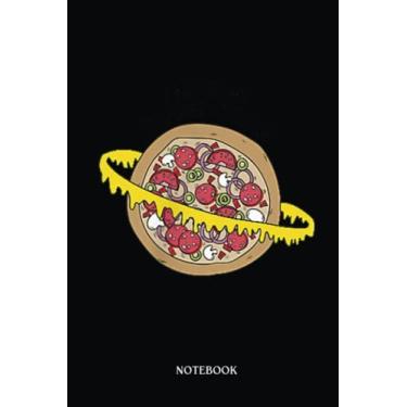 Imagem de Alien Notebook: I Am From Planet Pizza, Pizza Planet| Alien Journal, Lined Journal Ufo, Ufo Journal, Lined Journal Alien, Size 6 X 9", 120 Pages.
