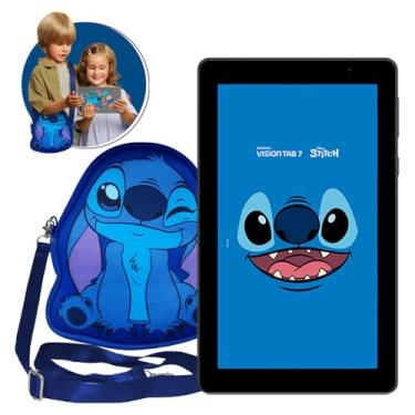 Imagem de Tablet Positivo Vision Tab 7 Stitch - Processador Octa-core 3gb Ram 64gb Armazenamento, Tela 7 Ips, Bateria 3100mah, Android 14 Go, Wi-fi - Preto - Inclui 2 Itens De Proteção (capa e bolsa)