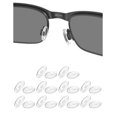 Imagem de HILEEN 10 pares de almofadas de nariz de substituição para Oakley WireTap|Whisker|Crosshair 1.0|2.0; peças de nariz para Maui Jim Baby Beach/Kahuna/Kawika/Wiki Wiki/Mahina óculos de sol