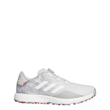 Imagem de adidas Tênis de golfe masculino EQT Spikeless, Cinza dois/Calçados Branco/Cinza Três, 38