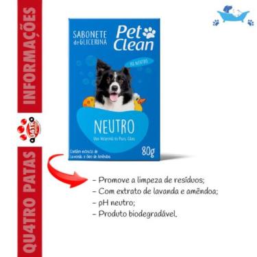Imagem de Sabonete para cães e gatos de Glicerina banho com sensação refrescante