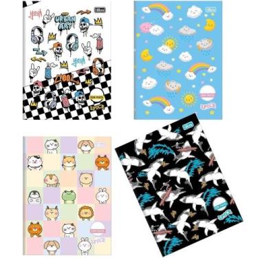 Imagem de CADERNO BROCHURÃO  80fls CD TILIBRA SPICE SEM PAUTA - KIT C/5un