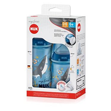 Imagem de NUK Kit Mamadeira My 1St S1 150 Ml S2 300 Ml Boy - Azul