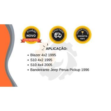 Imagem de Pastilha freio dianteira blazer 4x2 s10 4x2 4x4 bandeirante - ECOPADS