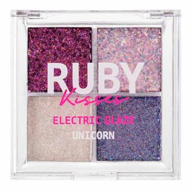 Imagem de Paleta de Sombras Ruby Kisses - Glitter Electric Glaze 5,6g, Unicorn