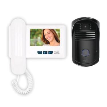 Imagem de Video Porteiro Com Camera Vp4 Color Branco Agl
