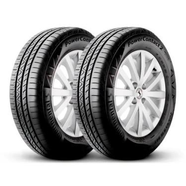 Imagem de Kit 2 Pneus 185/60R14 PowerContact 2 82H Continental Aro 14