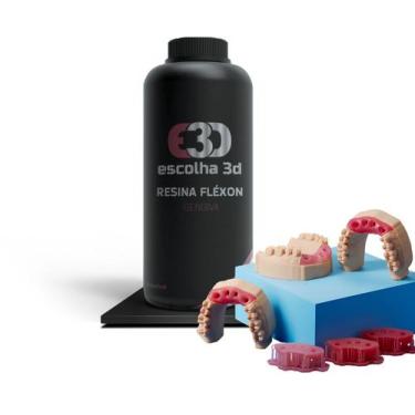 Imagem de Resina para impressão 3d fléxon e3d flexível - Escolha 3D, 500g