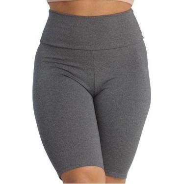 Imagem de Bermuda Feminino Legging Ciclista Cintura Alta Moda Academia - Lisisys