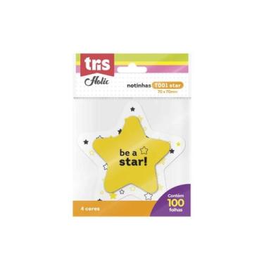 Imagem de Bloco Adesivo Tris Pop Office Estrela