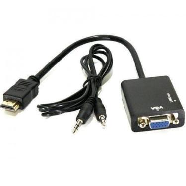 Imagem de Cabo Adaptador Conversor Hdmi Para Vga + Aúdio Ecooda - 2202
