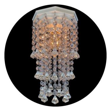 Imagem de Lustre para Banheiro Luminárias de Teto Decorar Casa Iluminar Ambiente Design Moderno 1...