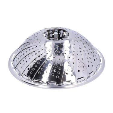 Imagem de Cesto Vaporeira Retrátil em Aço Inox, 14-24cm Diâmetro, para Cozimento a Vapor